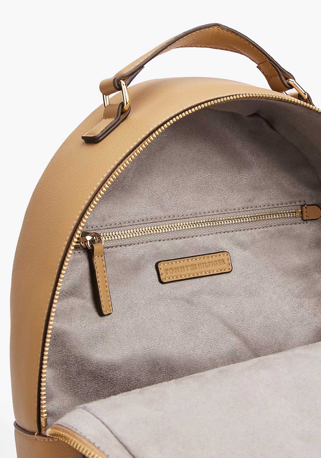 Tommy Hilfiger Soft Logotape Backpack, Tan