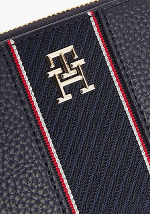 Tommy Hilfiger Monogram Zip Around Wallet, Navy