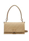Tommy Hilfiger Logo Monogram Flapover Crossbody Bags, Neutral