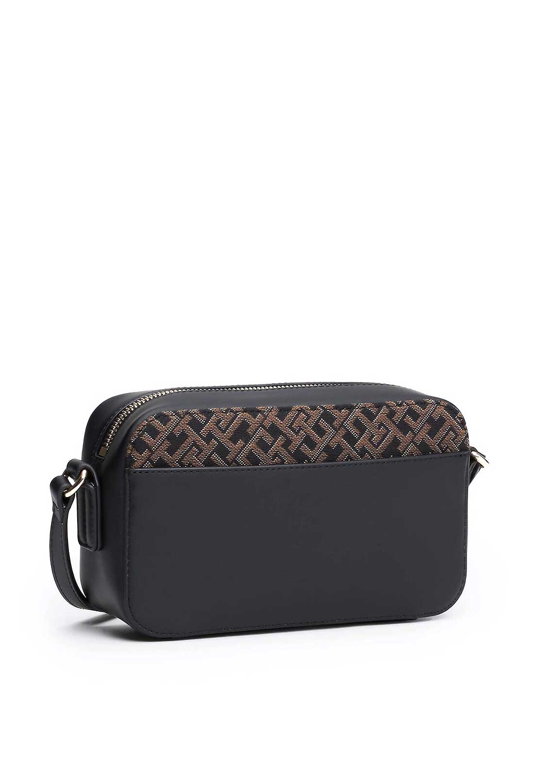 Tommy Hilfiger Jacquard Camera Bag, Black