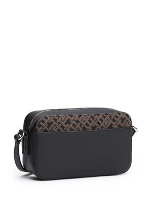 Tommy Hilfiger Jacquard Camera Bag, Black