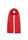 Tommy Hilfiger Monogram Fringe Scarf, Dark Magma