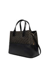 Tommy Hilfiger Jacquard Satchel Bag, Black