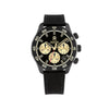 Tommy Hilfiger Mens Monogram Chronograph Watch, Gold and Black