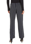Tommy Hilfiger Womens Argyle Stripe Wide Leg Trouser, Navy Blue