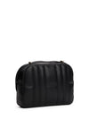 Tommy Hilfiger Monogram Quilted Camera Crossbody Bag, Black