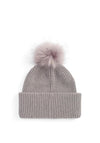 Tommy Hilfiger Elevated Chic Bobble Beanie, Grey