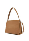Tommy Hilfiger Pebbled Crossbody Satchel Bag, Tan