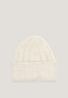 Tommy Hilfiger Monogram Plaque Beanie, Natural