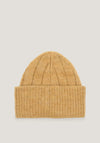 Tommy Hilfiger Monogram Plaque Beanie, Camel