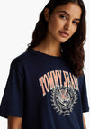 Tommy Jeans Tiger Varsity T Shirt, Navy