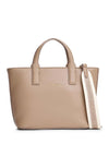 Tommy Hilfiger Logo Webbing Strap Tote Bag, Taupe