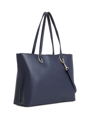 Tommy Hilfiger Monogram Plaque Tote Bag, Black