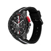 Tommy Hilfiger Mens Silicone Chronograph Watch, Black