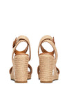 Tommy Hilfiger Womens Monogram Rope High Wedge Sandals, Neutral
