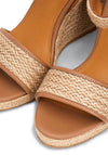 Tommy Hilfiger Womens Monogram Rope High Wedge Sandals, Neutral