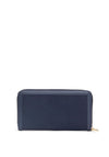 Tommy Hilfiger Essentials Monogram Large Zip Around Wallet, Navy