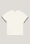 Tommy Hilfiger Girl Essential Ruffle Sleeve Tee, Cream