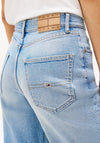 Tommy Jeans Layla Slim Straight Jeans, Light Denim