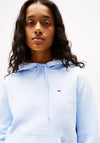 Tommy Jeans Flag Embroidered Hoodie, Sweet Blue