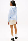 Tommy Jeans Flag Embroidered Hoodie, Sweet Blue