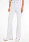 Tommy Jeans Womens Sylvia High Flare Jeans, White