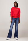Tommy Jeans Sylvia High Rise Flare Leg Jeans, Medium Denim
