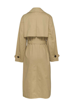 Tommy Jeans Long Trench Coat, Beige