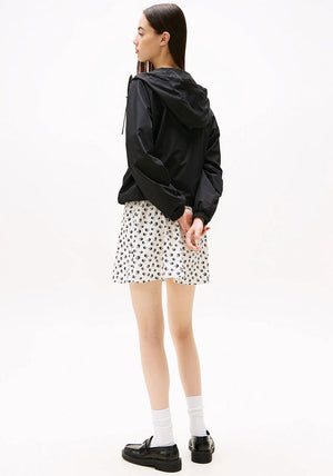 Tommy Jeans Water Resistant Windbreaker, Black