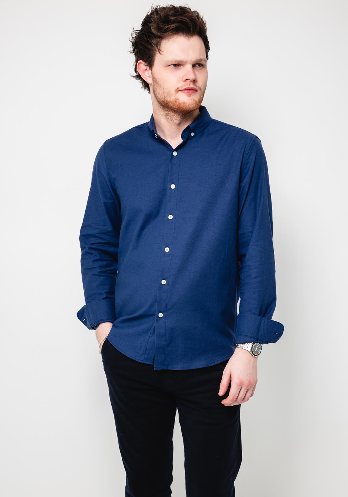 Tommy Bowe Tailoring Daves Shirt, Navy