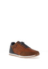 Tommy Bowe Men’s Devlin Casual Lace Up Shoes, Camel