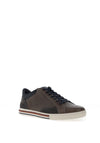 Tommy Bowe Hartley Leather Trainers, Slate