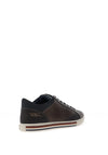 Tommy Bowe Hartley Leather Trainers, Slate