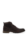 Tommy Bowe Ruiz Leather Side Zip Boots, Brown