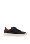 Tommy Bowe Chris Leather Trainers, Liberty Blue
