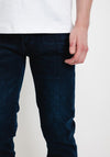 XV Kings by Tommy Bowe Scrum Tapered Jeans, Dark Denim