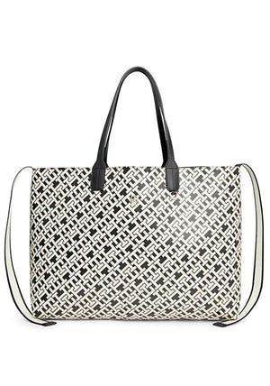 Tommy Hilfiger Iconic Monogram Tote Bag, Black