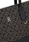 Tommy Hilfiger Jacquard Tote Bag, Brown