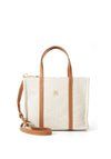 Tommy Hilfiger Premium Mini Beach Tote Bag, Neutral Stripe