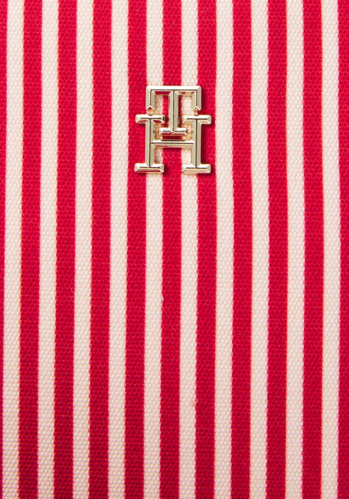 Tommy Hilfiger Poppy Summer Stripe Camera Crossbody Bag, Bright Red