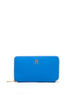 Tommy Hilfiger Iconic Large Zip Around Wallet, Blue Spell