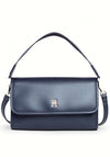Tommy Hilfiger Monotype Flap Shoulder Bag, Navy