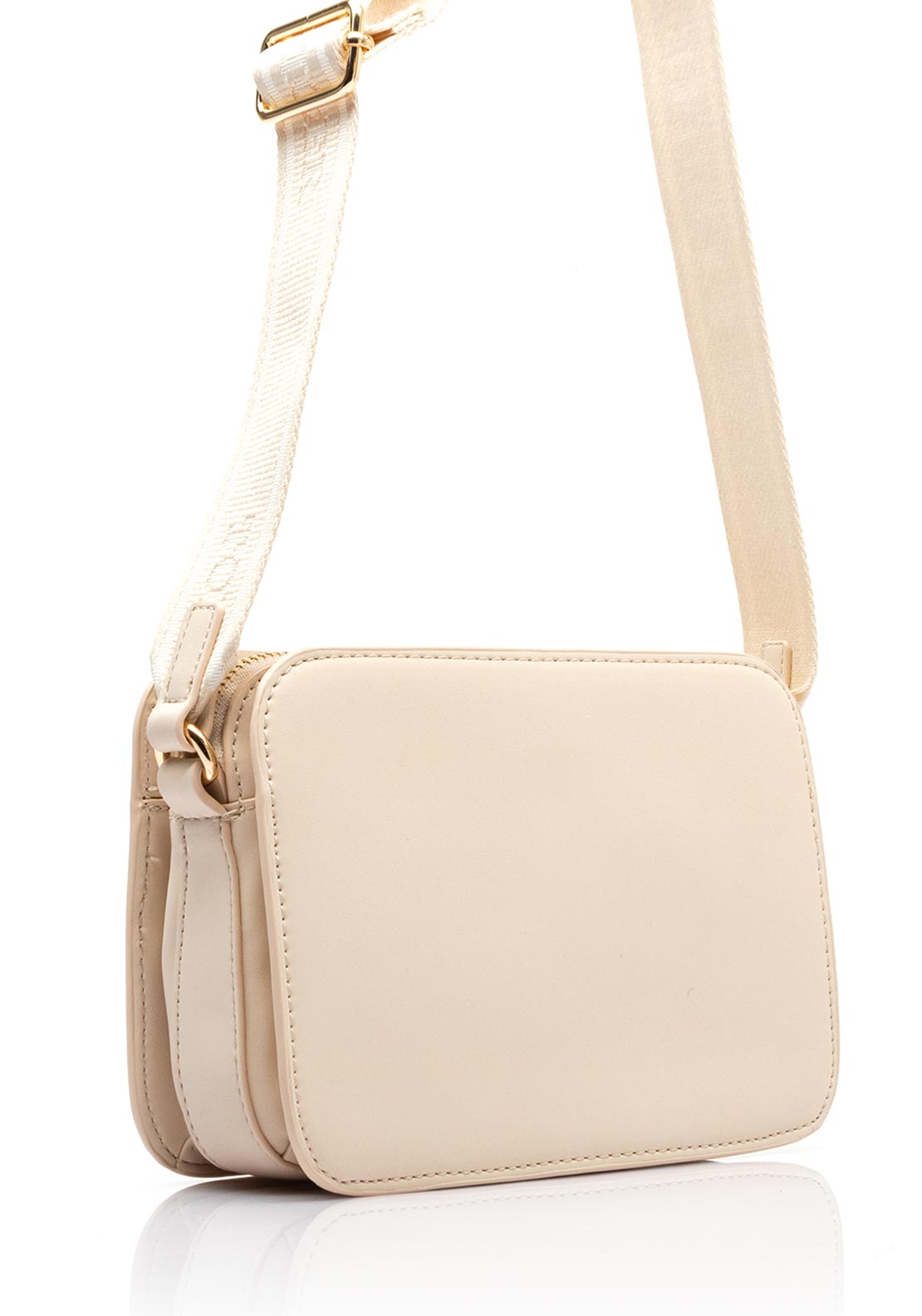 Tommy Hilfiger Monotype Strap Crossbody Bag, Cream