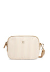 Tommy Hilfiger Poppy Summer Stripe Camera Crossbody Bag, Light Tan