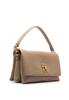 Tommy Hilfiger Modern Turn Lock Convertible Crossbody Bag, Taupe