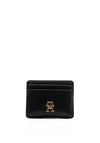 Tommy Hilfiger Logo Feminine Card Holder, Black