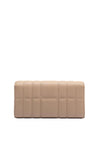 Tommy Hilfiger Monogram Quilted Large Flap Over Wallet, Taupe