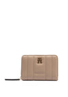 Tommy Hilfiger Monogram Quilted Zip Around Wallet, Taupe