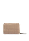 Tommy Hilfiger Monogram Quilted Zip Around Wallet, Taupe