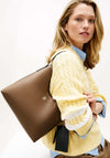 Tommy Hilfiger Icon TH Monogram Shoulder Bag, Taupe
